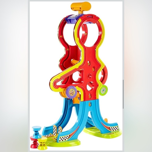 Fisher-Price Spinnyo’s Racing Chasing Super Slide Spiral Race Track - Picture 11 of 13